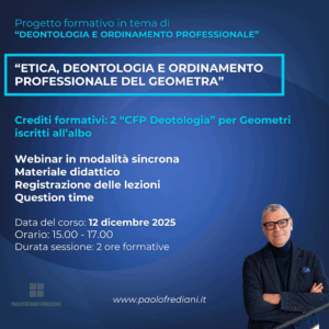 Etica, deontologia e ordinamento professionale del geometra