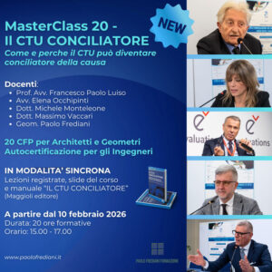 Pacchetto 10 moduli MasterClass 20 - IL CTU CONCILIATORE