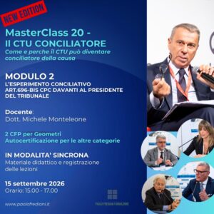 MASTERCLASS 20 IL CTU CONCILIATORE - Modulo 2