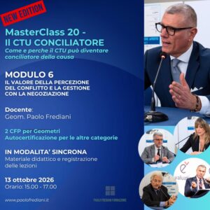 MASTERCLASS 20 IL CTU CONCILIATORE - Modulo 6